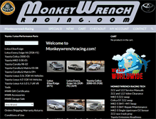 Tablet Screenshot of monkeywrenchracing.com